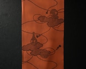 Japanese Fabric Silk Textile Vintage Kimono Antique Boro Patch Dyed 47.6"/EIS43/60