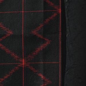 Japanese Fabric Wool Textile Vintage Kimono Antique Boro Patch Kusakizome Woven 37"/EIN65/70
