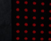 Vintage Japanese Wool Kimono Fabric Scrap / Patchwork Craft Textile / Showa Era 62.2"