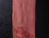 Japanese Fabric Silk Textile Vintage Kimono Antique Boro Patch Kusakizome SHIBORI Dyed 39"/EIK71/55