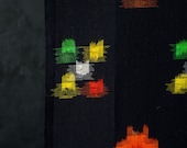 Vintage Japanese Wool Kimono Fabric Scrap / Showa Era Textile Remnant / Sewing, Patchwork & Upcycling Material 55.9"