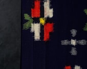 Vintage Japanese Wool Kimono Fabric Scrap / Showa Era Textile Remnant / Sewing, Patchwork & Upcycling Material 65.4"