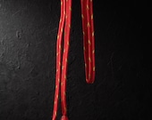 Vintage Japanese Kimono OBIJIME Belt Silk Antique Boro KUMIHIMO Woven Textile 60.6"/EIT23/60