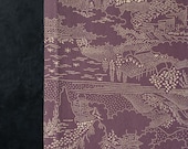 Vintage Japanese Silk Kimono Fabric Scrap Remnant / Traditional Textile / Wabi-Sabi 57.5"