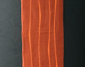 Japanese Fabric Wool Textile Vintage Kimono Antique Boro Patch Kusakizome Woven 37.8"/EIP28/75