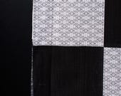 Vintage Japanese Cotton Kimono Fabric Scrap 63.4"/EIX94/80