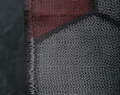 Japanese Fabric Silk Textile Vintage Kimono Antique Boro Patch Kusakizome OSHIMA Woven 46.5"/EIL08/55