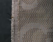 Japanese Fabric Silk Textile Vintage Kimono Antique Boro Patch Kusakizome OSHIMA Woven 40.2"/EIL05/50