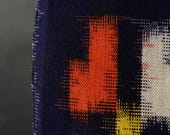 Japanese Fabric Wool Textile Vintage Kimono Antique Boro Patch Woven 39"/EIS64/75