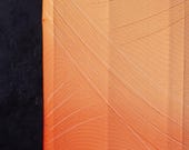 Vintage Japanese Silk Kimono Fabric Scrap Remnant / Traditional Textile / Wabi-Sabi 37"