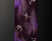 Japanese Fabric Silk Textile Vintage Kimono Antique Boro Patch CHIRIMEN Dyed 34.6"/EIR84/35