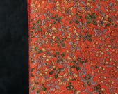 Vintage Japanese Silk Sarasa Kimono Fabric Scrap Remnant / Traditional Textile / Wabi-Sabi 66.9"