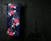 Japanese Fabric Cotton Textile Vintage Kimono Antique Boro Patch Indigo Blue Dyed 46.1"/EIJ03/55