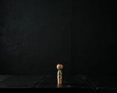Vintage Japanese Kokeshi Doll – Hand Painted, One of a Kind 3"/EIW24/15