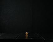 Vintage Japanese Kokeshi Doll – Hand Painted, One of a Kind 1.8"/EIW29/15