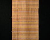 Japanese Fabric Wool Textile Vintage Kimono Antique Boro Patch Woven 60.6"/EIT11/105