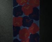 Vintage Japanese Wool Kimono Fabric Scrap, Authentic Wool Remnants for Sewing, Patterned Textile, Retro Piece 64.2"/EIU33/90