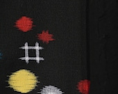 Japanese Fabric Wool Textile Vintage Kimono Antique Boro Patch Kusakizome Woven 40.2"/EIP44/75