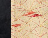 Vintage Japanese Silk Kimono Fabric Scrap Remnant / Traditional Textile / Wabi-Sabi 51.2"