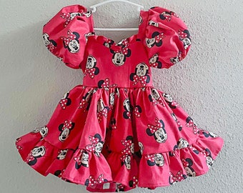 Minnie Mouse dress toddler girl Minnie Mouse birthday outfit for girls, Minnie Mouse Disney, Baby Girl Clothes Baby Girl Dress