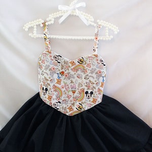 Girl Disney and friends dress Minnie Mouse Mickey Mouse Daisy Duck dress