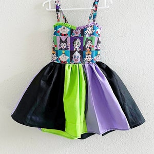 Disney Villains Halloween Girl Dress Halloween Costume, baby girl clothes, baby girl dress
