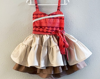 Moana Dress Polynesian disney Princess, Baby Girl Dress