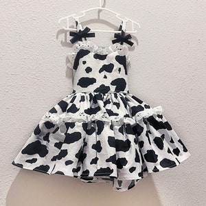 Baby Girl Cowgirl Dress Rodeo Dress cow print dress girl dress