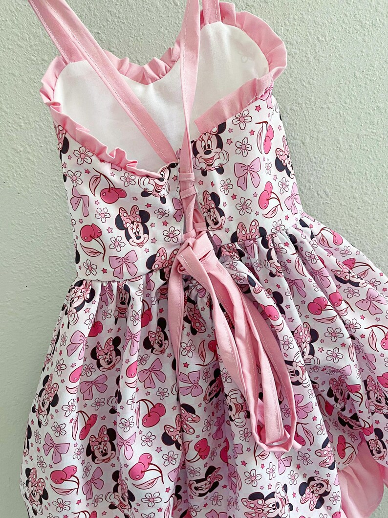 Minnie Mouse Pink Dress Toddler Girl Minnie Mouse Birthday Outfit for ...