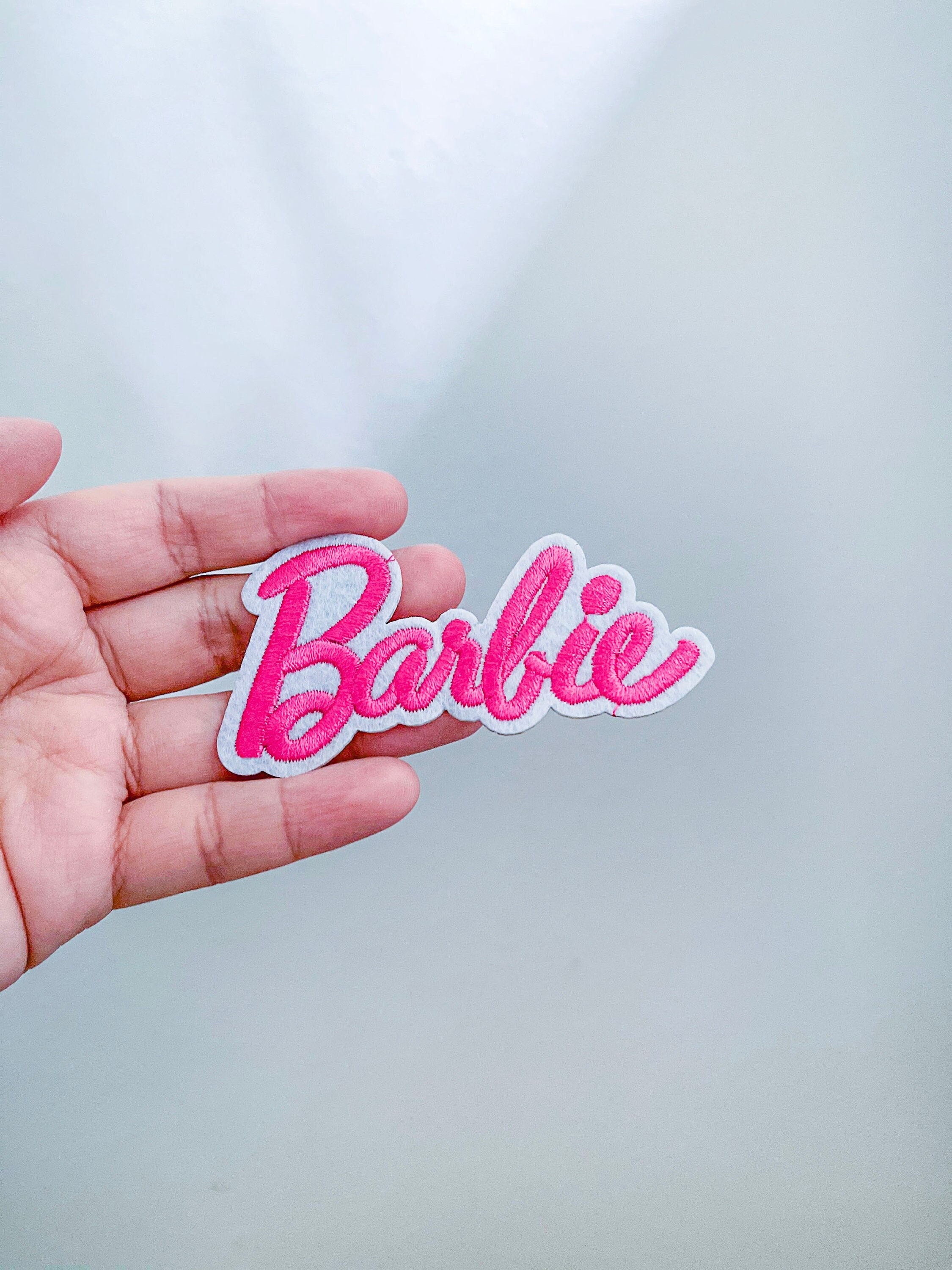 Barbie Iron on Patches, 3inch Wide, Embroidered, Heat Transfer