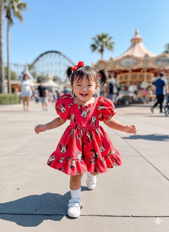 Mouse Birthday Dress Minnie Mouse Dress Baby Girl Minnie Baby Dress
