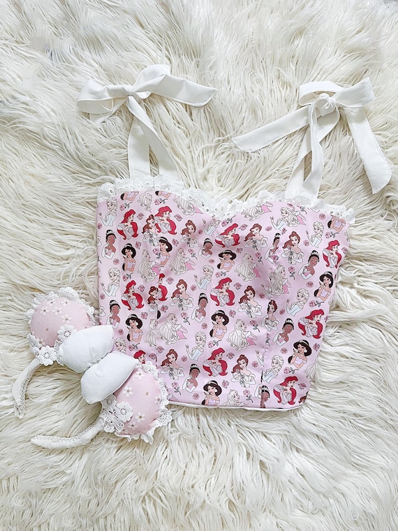 Women Crop Top Bustier Sewing Pattern Sweet Heart  Laced Back Bustier Pattern