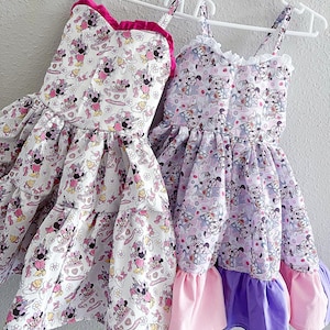 Minnie Mouse dress toddler girl Daisy Duck birthday outfit for girls Pink Minnie Mouse Dress