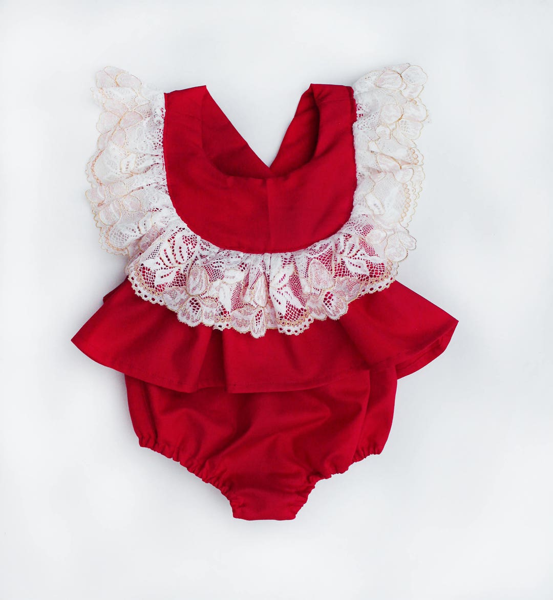 Baby Girl Christmas Romper Baby Girl Clothes Red Romper, Baby Girl ...