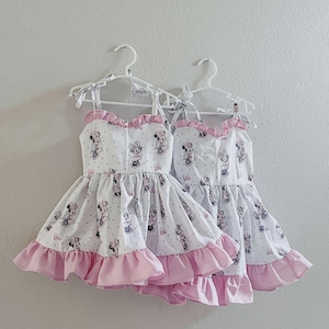 Minnie Mouse dress toddler girl Mouse birthday outfit for girls