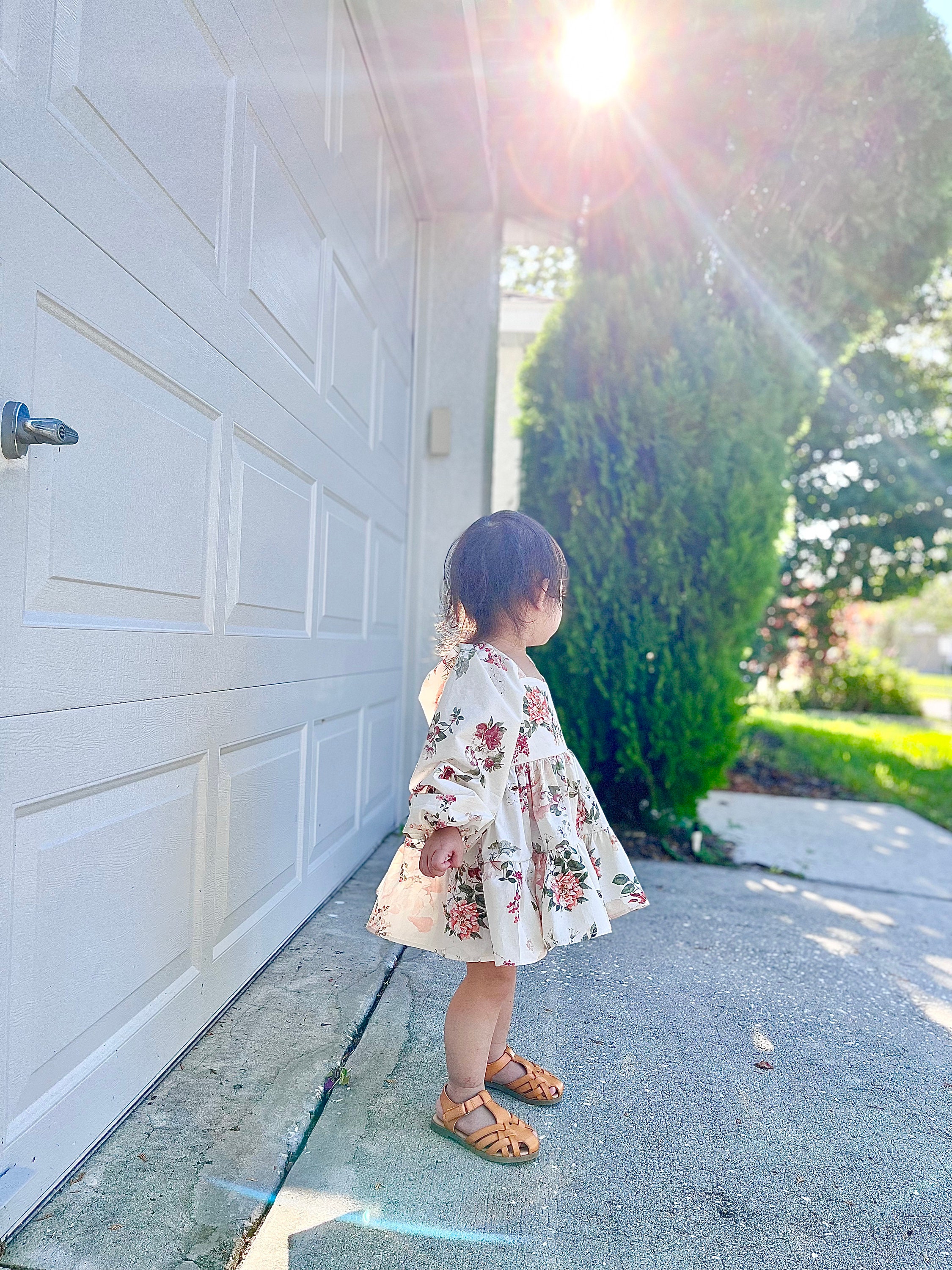 Robe Bébé Fille Next - Imprimé Fleuri - Taille 12-18 Mois - Occasion Très Bon État