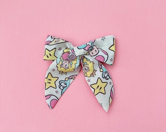 Princess peach Hair Bow Baby Hair bow Hair Clip headband