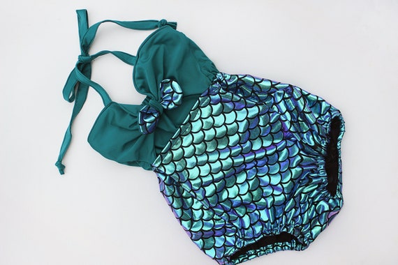 Mermaid bathing suit baby deals