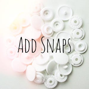 Snaps Add On - Etsy