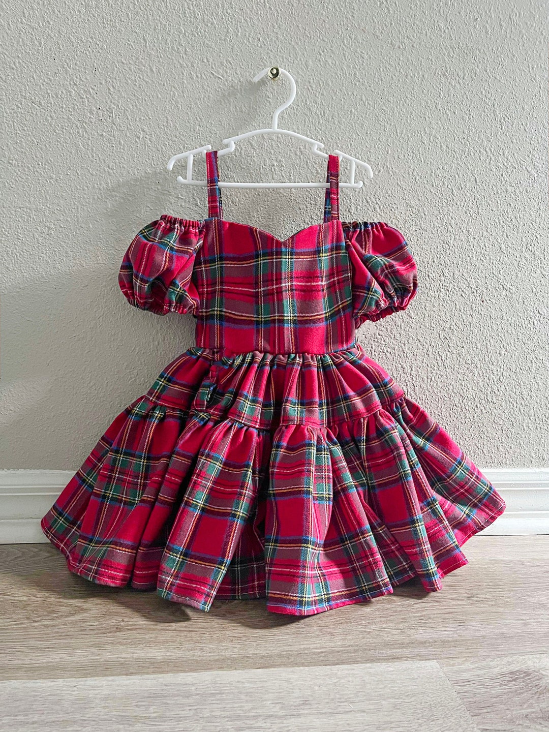 Tarten/ plaid Baby girls Dress Bimbalo Made In Italy