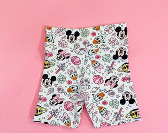 Mickey Minnie Mouse Biker Shorts Mickey and Friends Disney Shorts