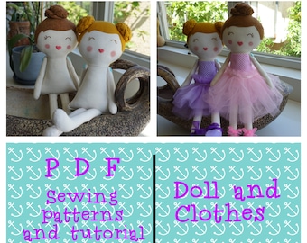 doll tutorial, pdf sewing patterns for doll, doll clothes patterns, doll sewing pattern, cloth doll pattern, pdf doll clothes pattern