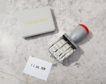 bookbinding supplies sydney Date Stamp and Ink Pad, Date Stamp, Office Stamp, Year up to 2028,