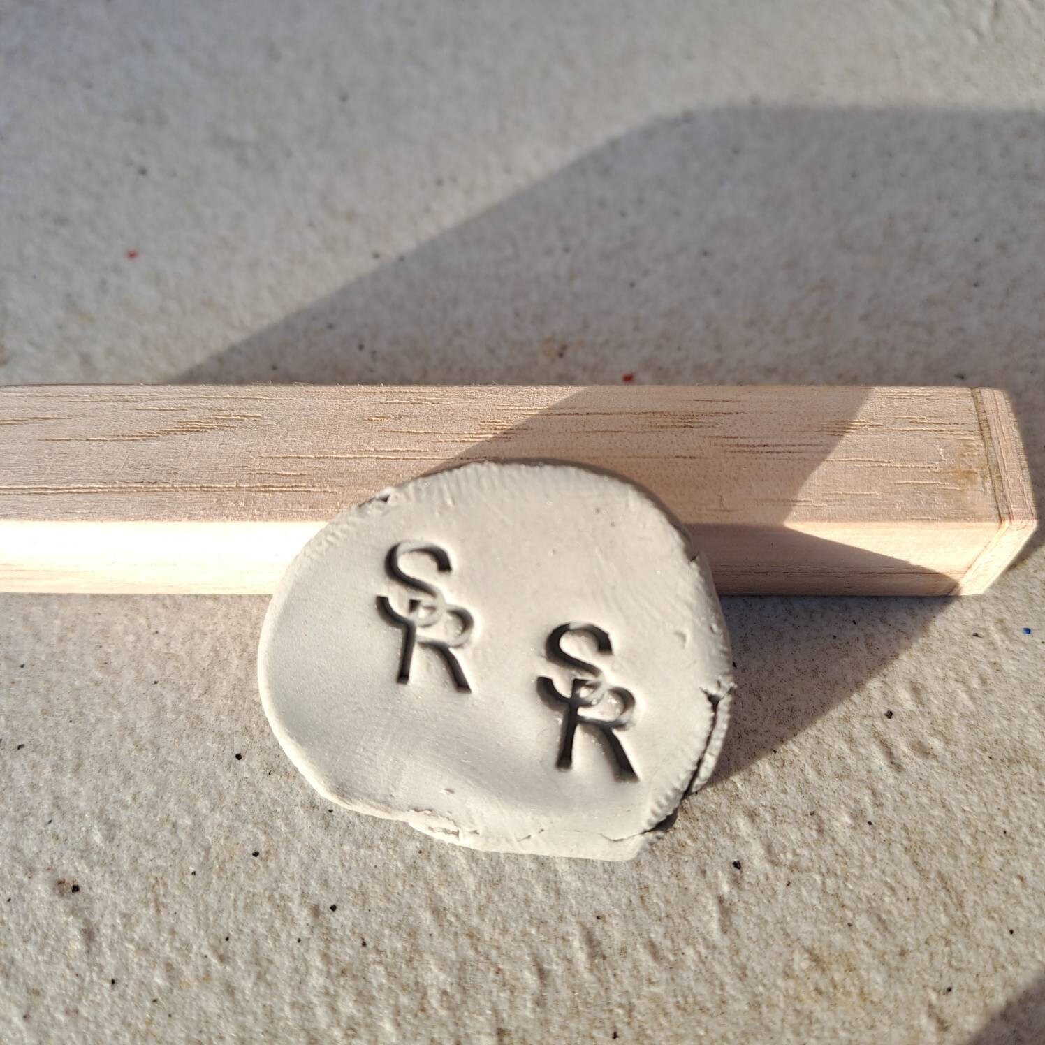 Pottery Signature Stamp, Personalized Clay Stamp, Ceramic Stamp, Custom Pottery  Stamp 