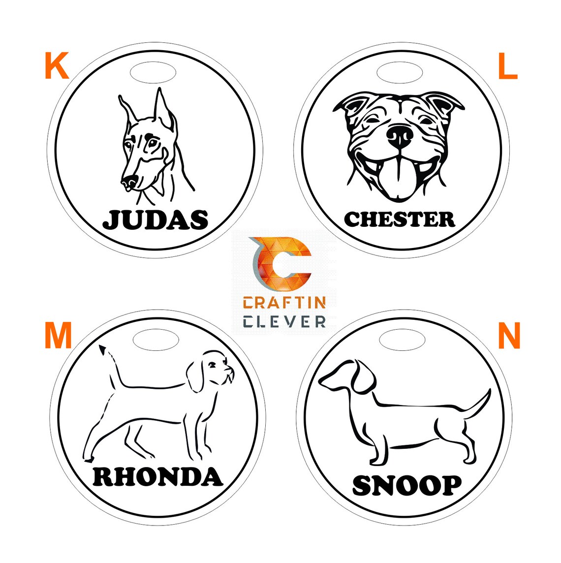 Wooden Pet Name Tags Bundle X2 Etsy Australia