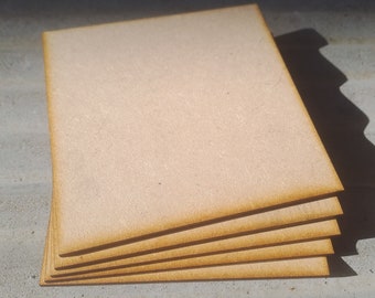 Houten vierkant van mdf, lasergesneden houten vierkanten, ambachtelijke vierkanten, blanco onderzetters, afmeting 10 x 10 cm/100 x 100 mm, dikte 3 mm (1/8") VE: 10 x 10 stuks.