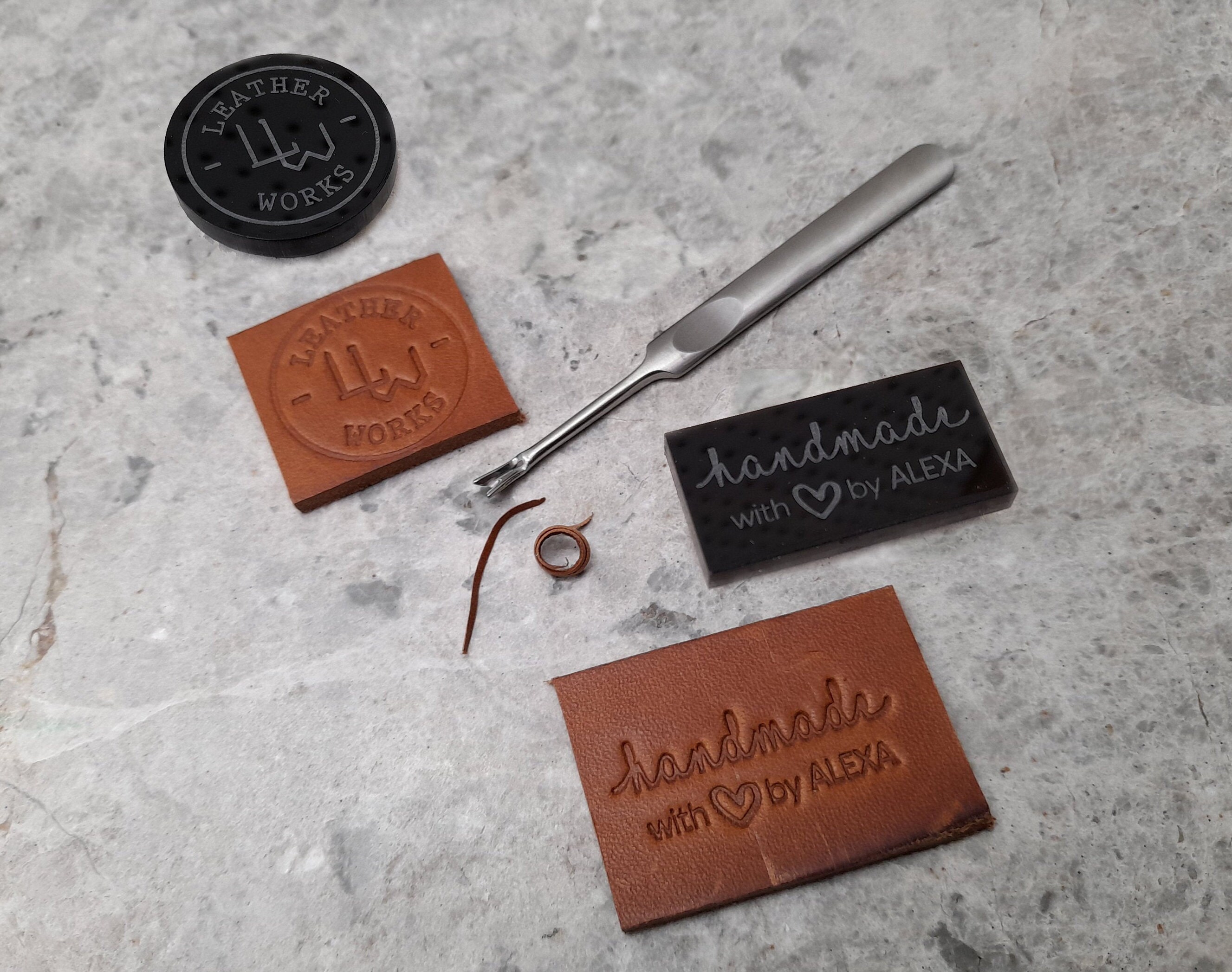 Leather Embossing Stamp Leather Making Stamp Personalised Etsy