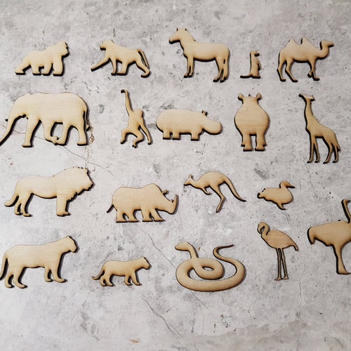Zoo Animals Wooden Animal Shapes Laser Cut 3mm 1/8 - Etsy Australia Zoo Animals Wooden Animal Shapes Laser Cut 3mm 1/8 - Etsy Australia