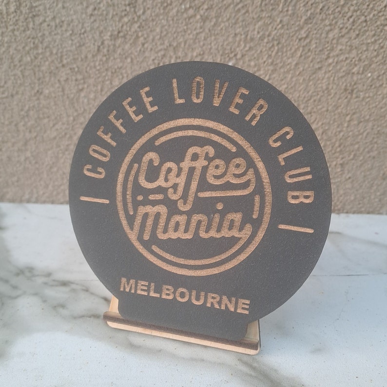 Market Stall Sign, Shop Sign, Front Desk Sign, Mini Shop Sign, 1/4 Wood ...