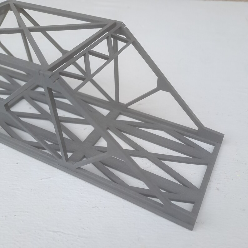 HO Scale Bridge, Truss Bridge, Railway Bridge, Assembled & Painted or ...